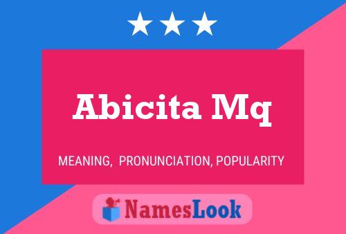 Abicita Mq Name Poster