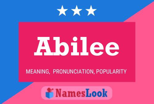 Abilee Name Poster