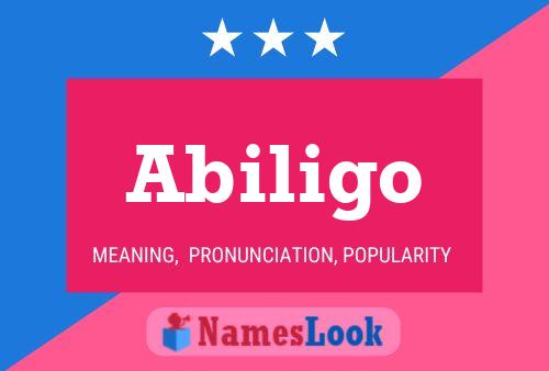 Abiligo Name Poster