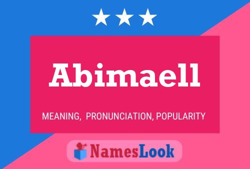 Abimaell Name Poster