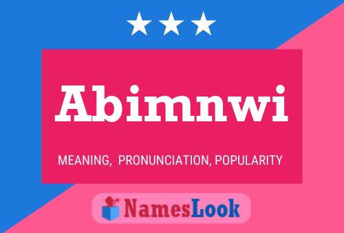 Abimnwi Name Poster