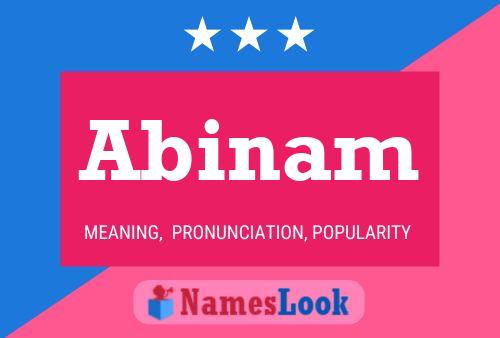 Abinam Name Poster