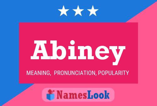 Abiney Name Poster