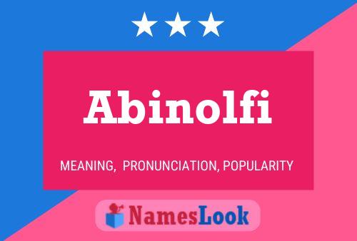 Abinolfi Name Poster