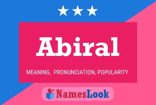 Abiral Name Poster