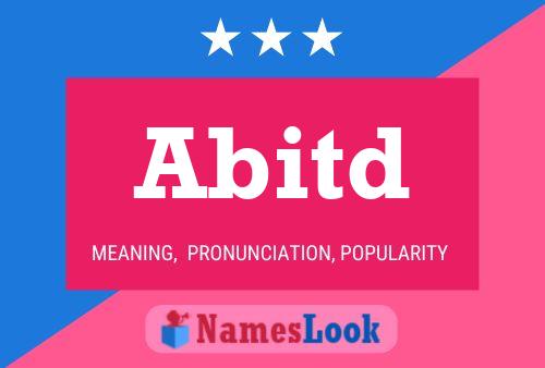 Abitd Name Poster