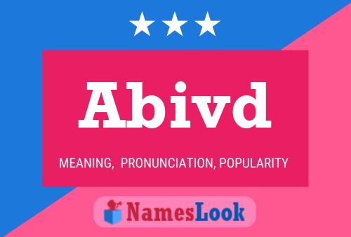 Abivd Name Poster