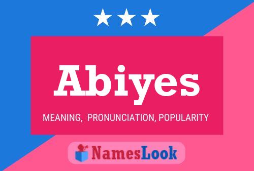 Abiyes Name Poster