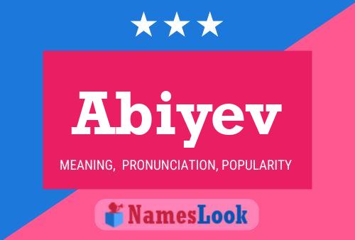 Abiyev Name Poster