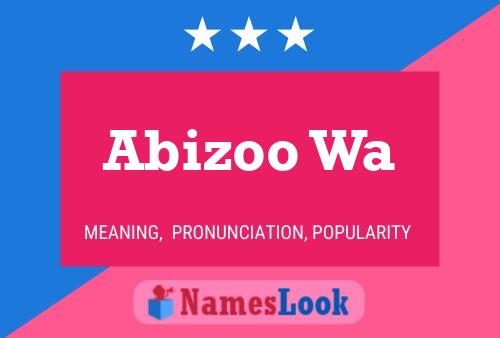 Abizoo Wa Name Poster