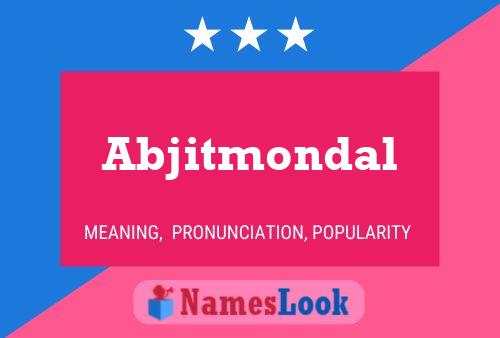 Abjitmondal Name Poster