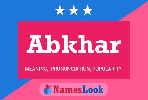 Abkhar Name Poster