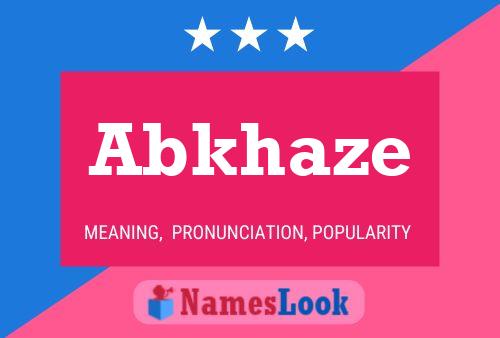 Abkhaze Name Poster