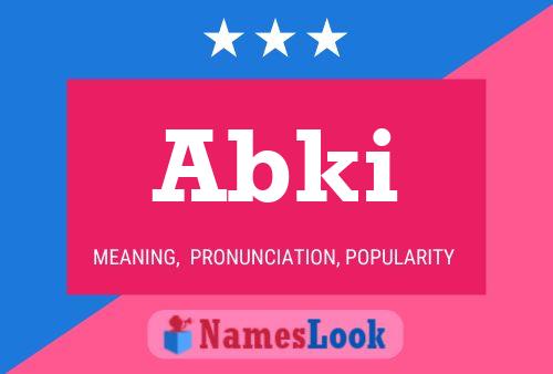 Abki Name Poster