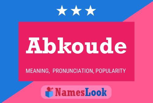 Abkoude Name Poster