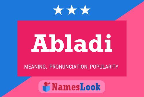 Abladi Name Poster