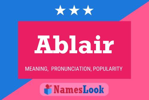 Ablair Name Poster