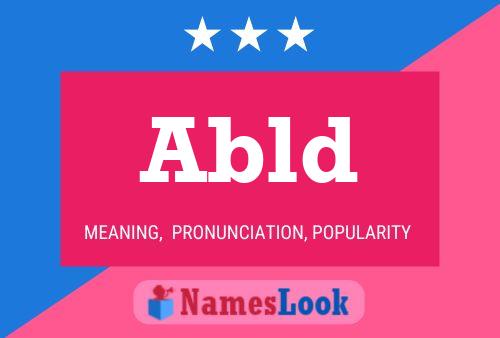 Abld Name Poster