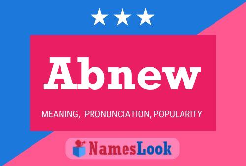 Abnew Name Poster