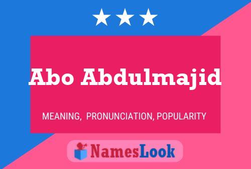 Abo Abdulmajid Name Poster