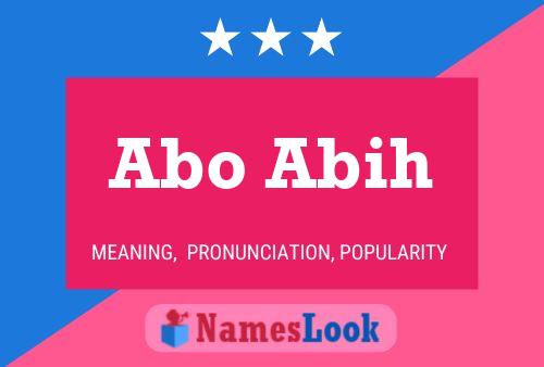 Abo Abih Name Poster