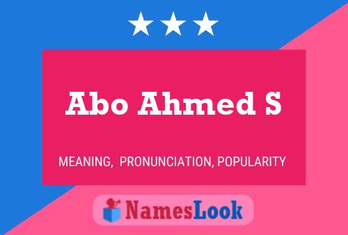 Abo Ahmed S Name Poster