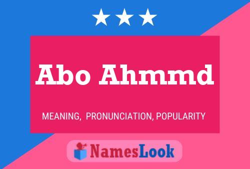 Abo Ahmmd Name Poster