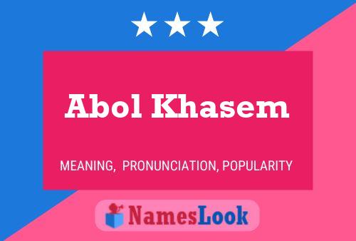 Abol Khasem Name Poster