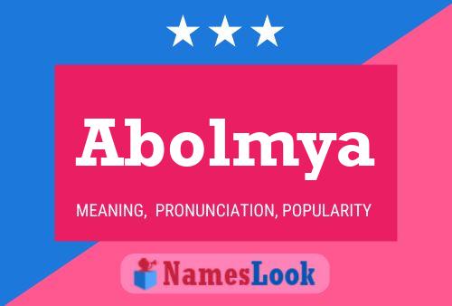 Abolmya Name Poster