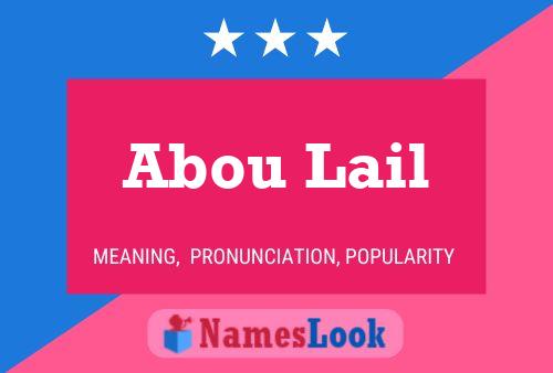 Abou Lail Name Poster