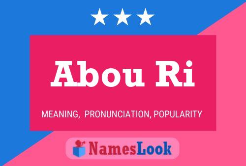 Abou Ri Name Poster