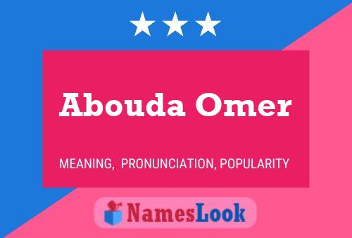 Abouda Omer Name Poster