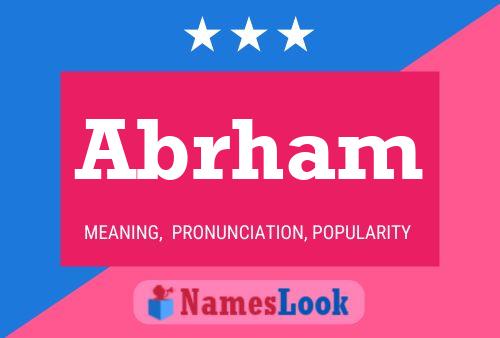 Abrham Name Poster