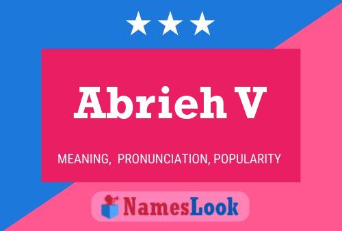 Abrieh V Name Poster