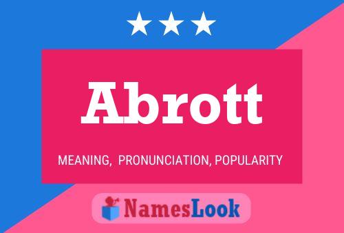 Abrott Name Poster