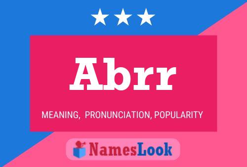 Abrr Name Poster