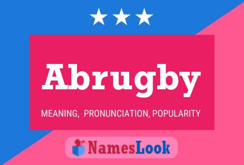 Abrugby Name Poster