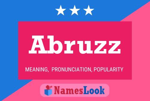 Abruzz Name Poster