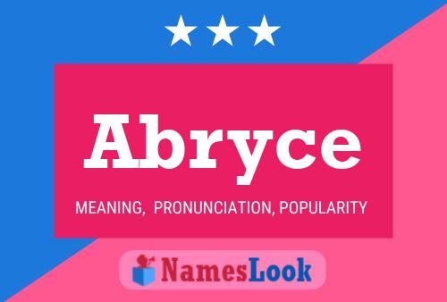 Abryce Name Poster