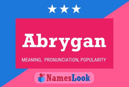 Abrygan Name Poster