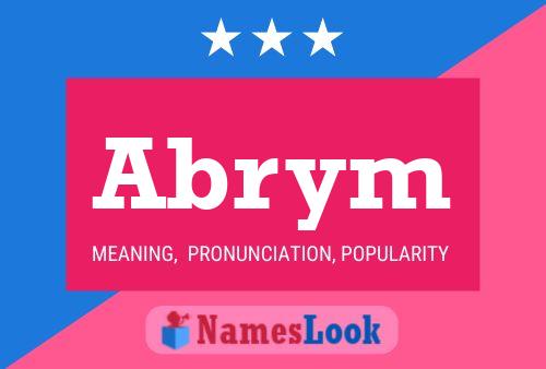 Abrym Name Poster