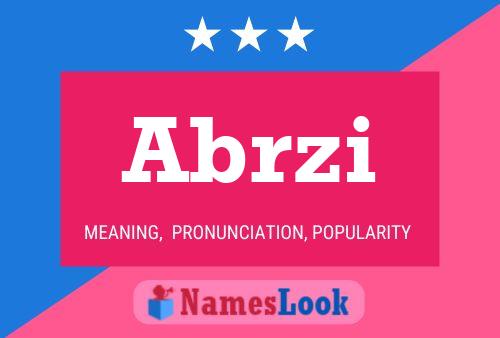 Abrzi Name Poster