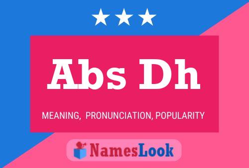 Abs Dh Name Poster