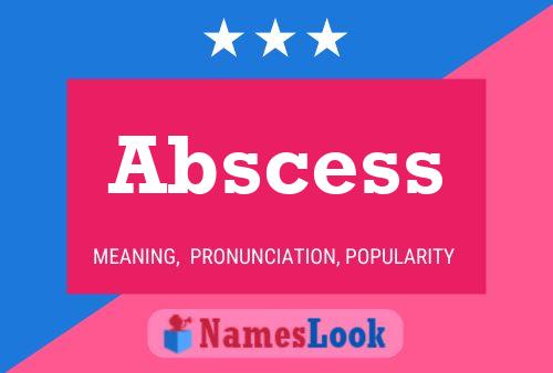 Abscess Name Poster