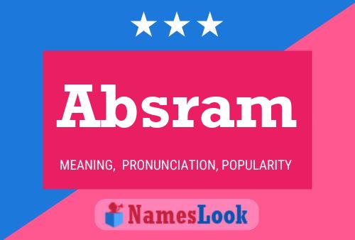 Absram Name Poster