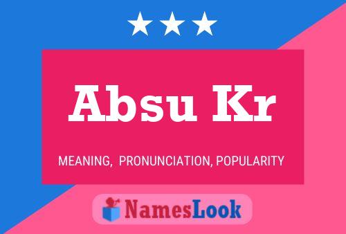 Absu Kr Name Poster