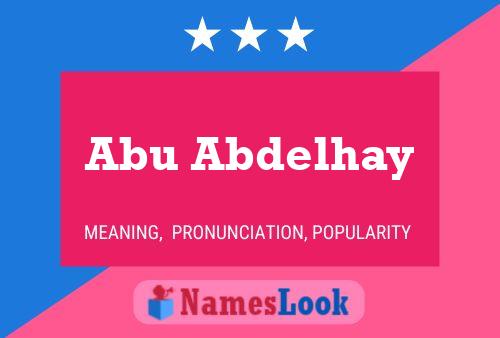 Abu Abdelhay Name Poster