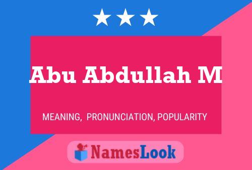 Abu Abdullah M Name Poster