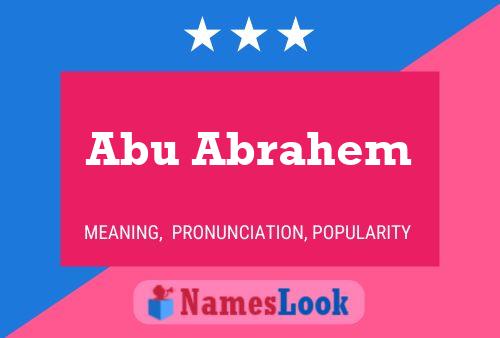 Abu Abrahem Name Poster