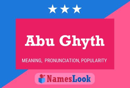 Abu Ghyth Name Poster